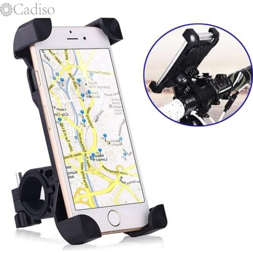 Cadiso Bike Phone Mount 360 Rotatable Handlebar Bicycle Phone Holder Clip Stand Bracket for iPhone Samsung Universal Cellphone