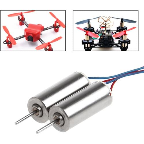 2Pcs DIY DC 3.7V 50000RPM 716 Hollow Cup Motor Coreless Motor for RC Model Toy A2UB