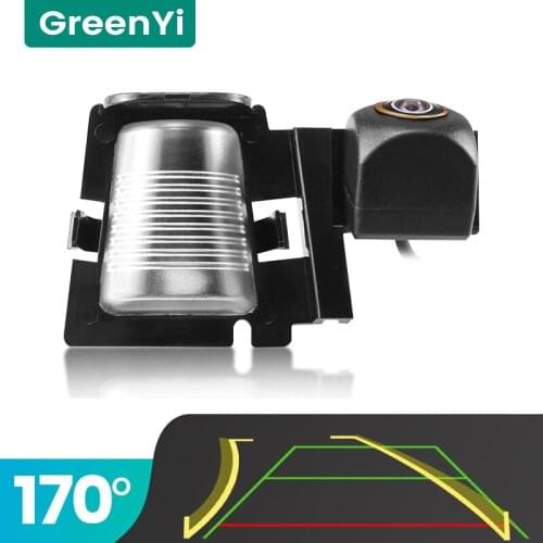 GreenYi Trajectory 170° AHD Car Rear View Camera for Jeep Wrangler Rubicon Car