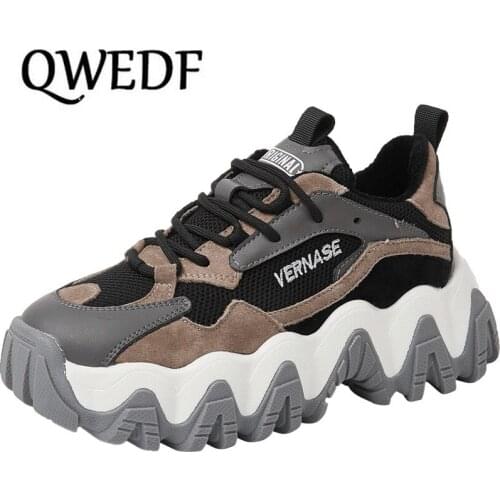 2019 Sneakers Women Mesh Casual Shoes Female Fashion Sneaker Lace Up Leisure Women Vulcanize Shoe Platform scarpe donna X15-19