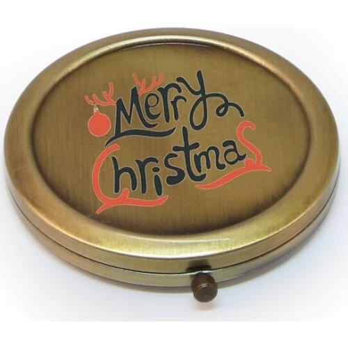 Round 70mm Pocket Mirror With Logo Printing Mirror 100/Lot#18413-3