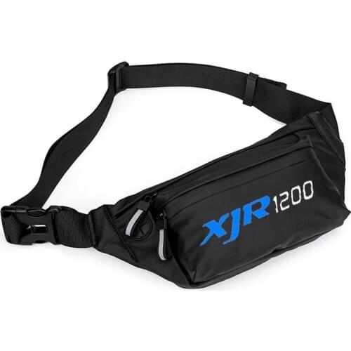 For Yamaha XJR1200 XJR 1200 LOGO Men Waist Pack Belt Hip Bum Slant back bag Chest Bag Male Motorcycle Riding Antitheft Purse