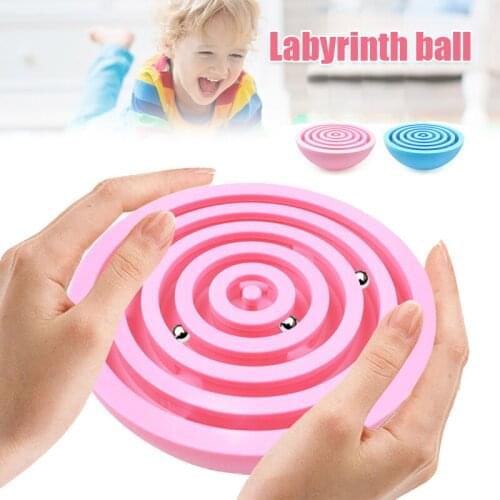 Mazes Ball 3D Puzzle Ball Game Toy for Kid Adult Education Labyrinth Ball Half-Round Shape NSV