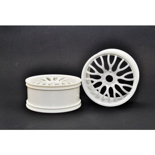 OFNA/HOBAO RACING 90070 GTB WHEEL (WHITE), 2PCS rc parts
