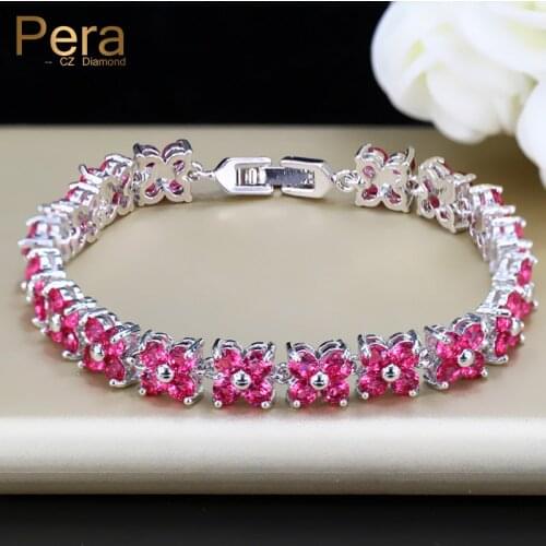 Pera CZ Red Bracelets