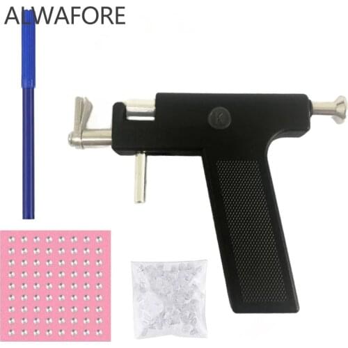Ear Nose Body Navel Piercing Gun With Ears Studs Tools Disposable Sterile Ear Piercing Tool Kit