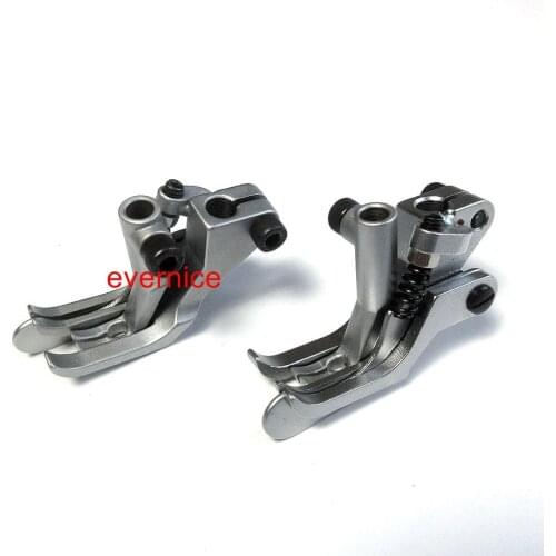 Right + Left Spring Edge Guide Presser Foot For Durkopp Adler 367,467 & 767