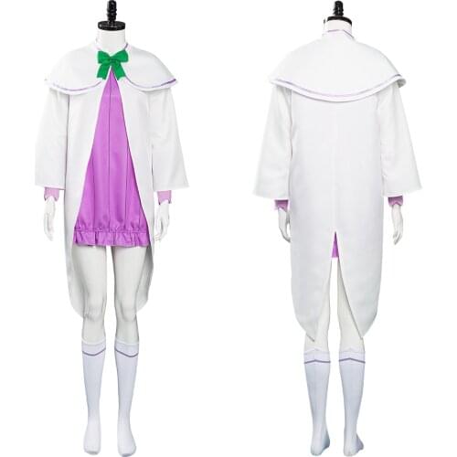 Re:Zero Starting Life in Another World Emilia Cosplay Costume Outfits Dress Halloween Carnival Suit