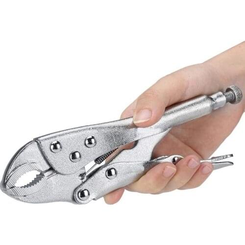 10" Curved Jaw Lock Locking Mole Plier Vise Vice Grips Pliers Welding Tool