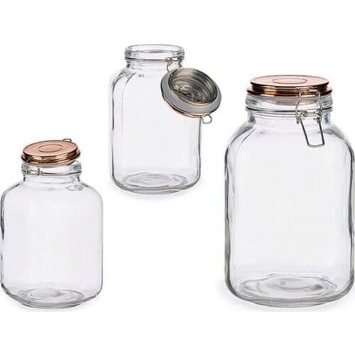 Glass Jar Glass 3 L (14 x 24 x 14 cm)