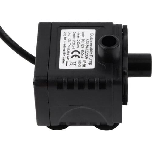 Ultra-quiet DC 12V 3M 240L/H Brushless Submersible Water Pump High Qualtiy mini electric submersible water diy fish rc toy