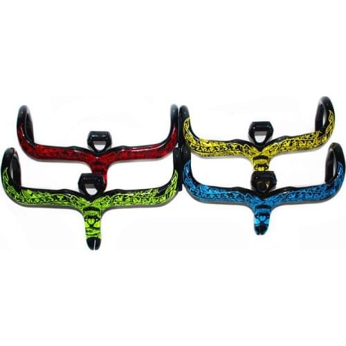 Famous brand bike carbon fiber handlebar bend the one-piece curved bend to the computer stand bottle frame cushion seat rod