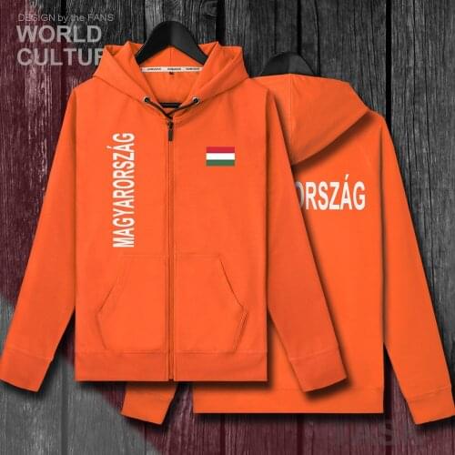 Hungary Hungarian HUN HU mens zipper fleeces hoodies winter jerseys men jackets and nation clothes country sweatshirt coats new