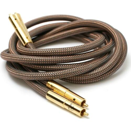 XSSH 1 pair 1m 1.5m 2m Hifi RCA Cable Accuphase 40th Anniversary Edition OCC pure copper RCA Interconnect Audio Cable