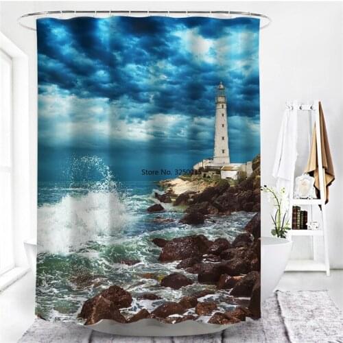 Autumn The Road Of Yellow Forest Shower Curtain Waterproof Polyester Curtain For Bathroom Decoration Bath Decor douchegordijn 3d