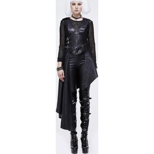 Devil Fashion Dark Rock Black Jumper Dress for Women Rivets skin Gothic Cosplay Party Dress