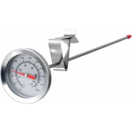 12Inch Long Probe Food Grade Steel Dial Thermometer Tools For Home kitchen Brew Cheese/Making Temperature Meter stainless steel