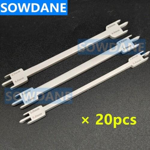 20 pieces Dental Orthodontic Bracket Positioning Height Position Gauge Dental Instrument Tools (3 Types for selection)
