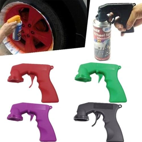 Spray Paint Adapter Paint Care Spray Gun Aerosol With Full Grip Trigger Locking Collar Car Maintenance Painting Paint Tool