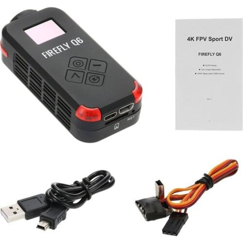 Hawkeye Firefly Q6 4K HD FPV Aerial Recorder 120 Wide Angle Camera for ZMR250 QAV250 GoolRC 210 QAV180 RC Racing Drone