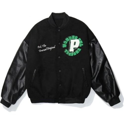 Baseball Jacket Women Autumn Female Vintage Cotton Embroidery Coat Winter Loose Korean Womens Windbreaker Men Flocking Jackets