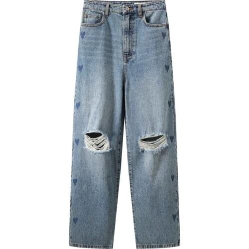 LiaoShiKeerQiaoWa Women's Straight Jeans