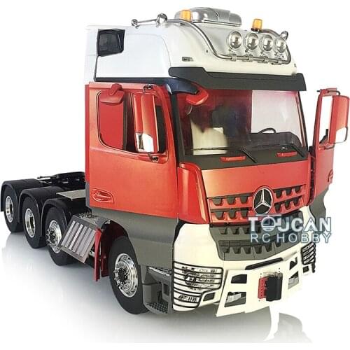 1/14 LESU 4 Axles RC Metal Chassis Hook Actros Bz 1851 Tractor Truck THZH0837