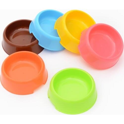 2021 New Hot Pet Bowl For Dogs Feeding Bowls Plastic Tasteless Dog Bowl Environment Protection Food Water Bowl Dog Accessories