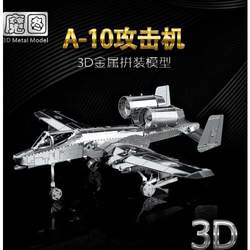 MMZ MODEL nanyuan 3D metal puzzle A-10 DIY Assemble Model Kits Laser Cut Jigsaw toy gift for children