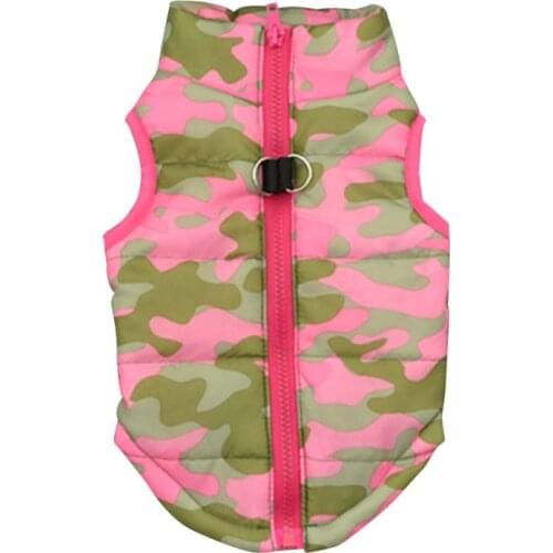 Pet Winter Warm Dog Clothes Vest Harness Puppy Coat Jacket Apparel 4 Color Large