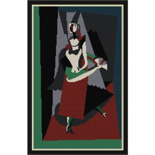 Picasso-Suarez cross stitch kit aida 14ct 11ct count printed canvas stitches embroidery DIY handmade needlework