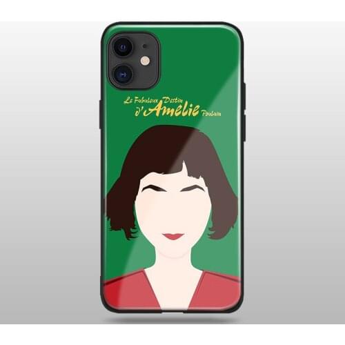 Amelie film poster soft silicone tempered glass For iPhone SE 6 6s 7 8 Plus X XR XS 11 Pro Max phone case cover shell