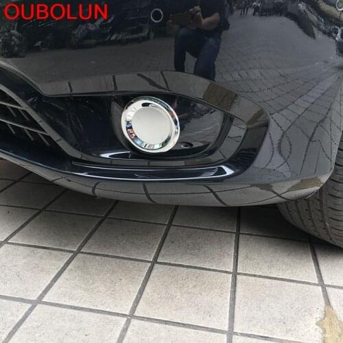 Fit For Mercedes Benz Vito 2014-2016 2017 W447 Chromed ABS Front Fog Lamp Foglight Cover Trim 2pcs