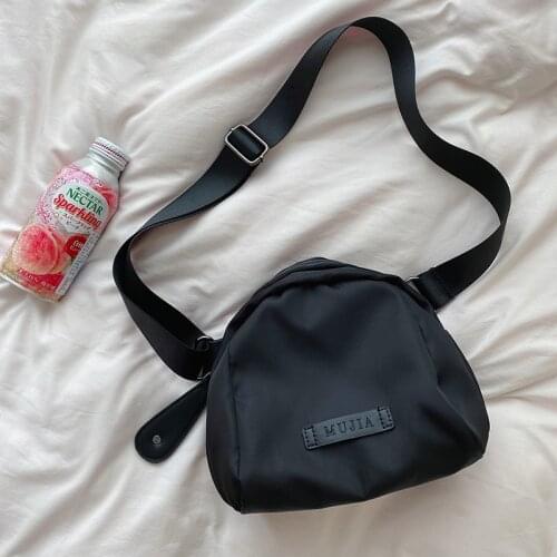 Fashion Small Canvas Crossbody Bags for Women 2021 Shoulder Phone Purse Girl Student Cotton Cloth Female Handbags Black Flap