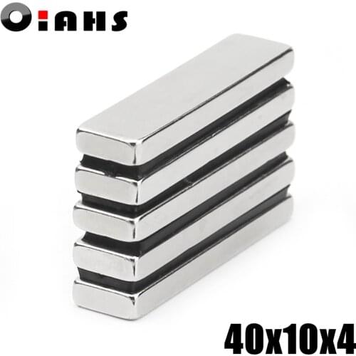 1pcs F40x10x4mm Super Powerful Strong Rare Earth Block NdFeB Magnet Neodymium N35 Magnets F40*10*4mm- Free Shipping