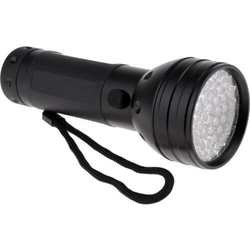 UV Ultra Violet 51 LED 395nm Flashlight Mini Blacklight Aluminum Torch Lamp