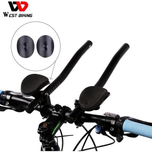 WEST BIKING Bicycle Rest TT Handlebar Clip Handlebar Extension Triathlon Aerobars Tri Bars MTB Road Bike Cycling Rest Handlebar