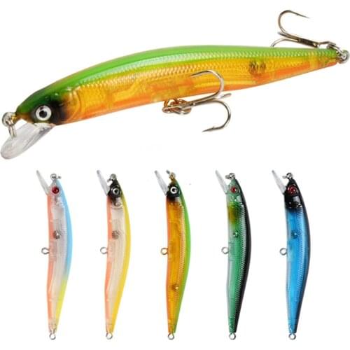 1pcs 10cm 8g Minnow Fishing Lure pesca Hooks Fish Wobbler Tackle Artificial Bait Crankbait 3D Eyes Fishing Tackle
