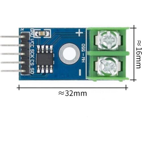 10pcs MAX6675 K-type Thermocouple Temperature Sensor Temperature 0-800 Degrees Module