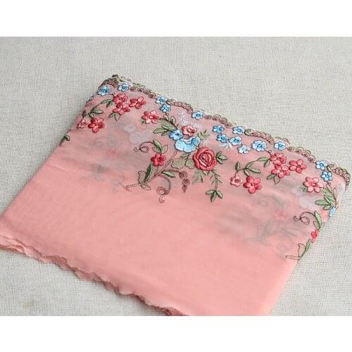 2y/lot Exquisite Embroidered Lace Polyester Trim Lace Fabric Quality Lace Ribbon DIY Craft&Sewing Dress Clothing Accessor