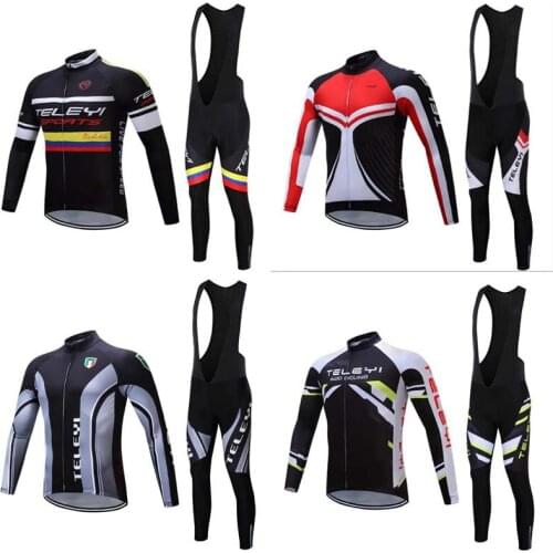 2021 Lycra Road Bike Clothes Men Bicycle Jersey Set Mtb Mallot Sport Clothing Male Pro Team Bib Pants Cycling Dress Cyclist Wear