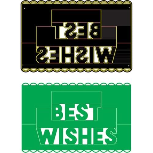 3D Pop UP BEST WISHES Greeting Card For Family Friends Gift Card For DIY Scrapbooking Crafts Paper Cards Making 2021 New