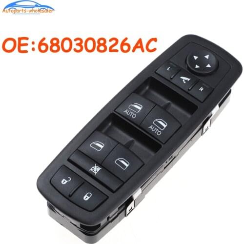 Car accessories 68030826AC 68231805AA For Jeep Grand Cherokee IV WK Front Left Window Lifter Switch High Quality