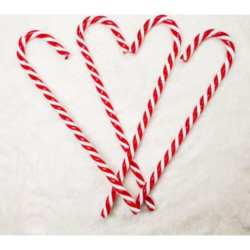 Large 28cm Christmas crutches Christmas tree decoration family interior decoration party hanging decoration 2021 New year crafts