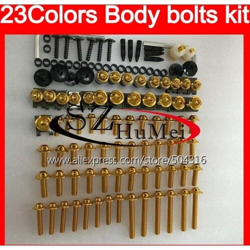Fairing bolts full screw kit For SUZUKI GSXR1300 Hayabusa GSXR 1300 96 97 98 99 00 01 02 03 04 05 07 Windscreen bolt screws Nuts