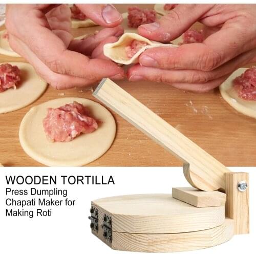 Wood Tortilla Press Dumpling Skin Maker Presser Chapati Roti Taco Corn Maker Pressing Tools For Kitchen Gadget Reliable