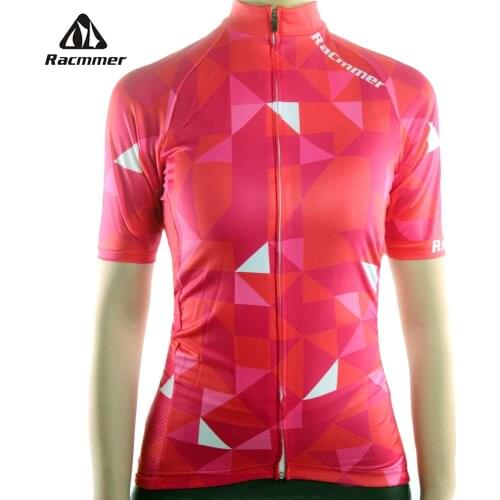 Racmmer 2020 Breathable Cycling Jersey Women Summer Mtb Cycling Clothing Bicycle Short Maillot Ciclismo Bike Clothes #NS-01