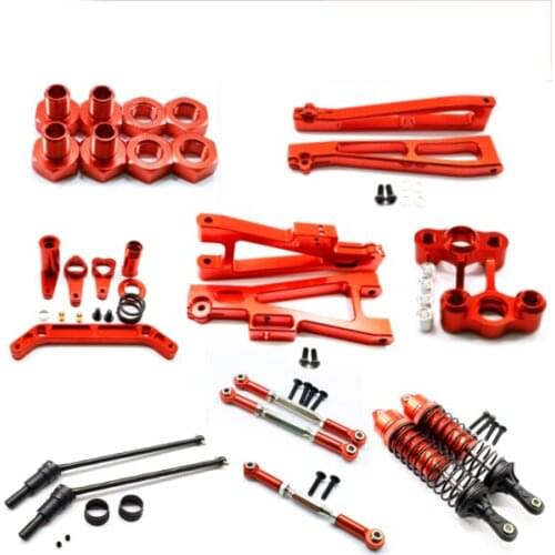 JLB Racing Cheetah 1/10 Brushless RC Automotive Parts Upgrade Metal Parts Tie Rod Steering Drive Shaft Swing Arm