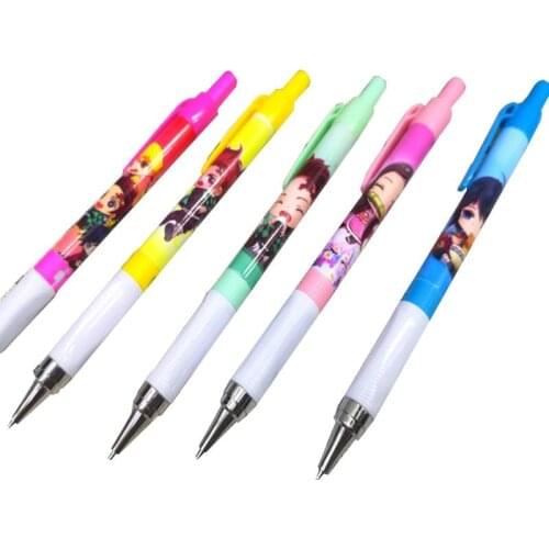 Anime Demon Slayer Kimetsu No Yaiba Cute Mechanical Pencil 0.5mm Plastic automatic pencils student for school office kids gift
