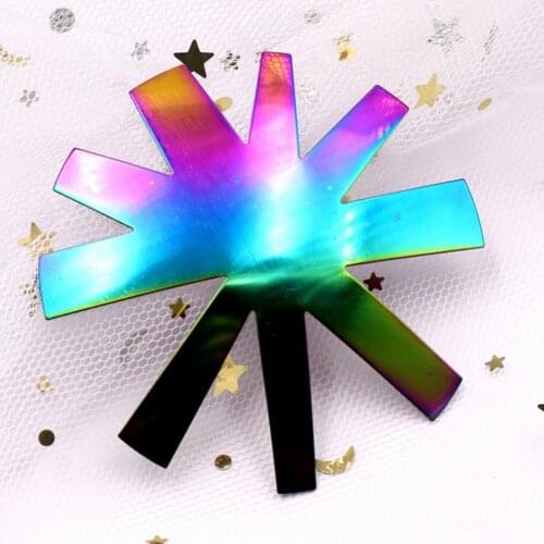 Beauty Nail Cutter Plate French Manicure Templates V-Shape Stainless Steel Nail Art Edge Trimmer Nail Art Template